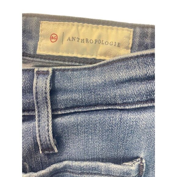 Anthropologie AG Retro Stevie High Rise Skinny Ankle Jeans Patch Pockets 25 R - Picture 7 of 8